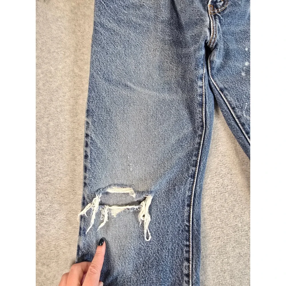 Levis 517 Bootcut Jeans Mens 31x30 Blue Distressed Vintage 90s Denim Pants